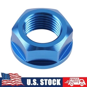 CNC Billet Front Wheel Axle Nut Bolt For Yamaha YZ250 2005-2021 YZ250F 2005-2013 - Picture 1 of 6