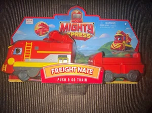 New SPIN MASTER MIGHTY EXPRESS Push & Go Freight Nate TRAIN Netflix - Picture 1 of 1