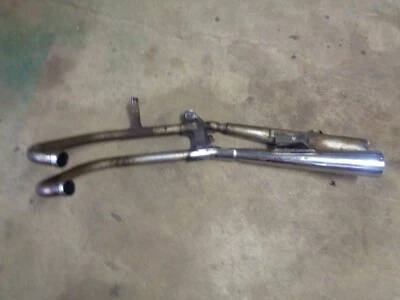 Honda CB900C 1981 personalizado CB900 OEM conjunto de escape izquierdo cabezales silenciadores 'A' Foto 1 de 4