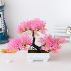 Bonsai Tree In Square Pot Artificial Plant Decoration For Office/Home Desk Decor