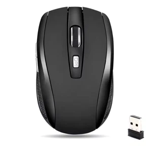 Wireless Mouse Silent Mouse 2.4G Portable Mobile Optical Office Mouse BBB - Imagen 1 de 4