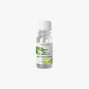Oriflame LOVE NATURE Purifying Face Oil Tea Tree & Lime Oily Skin 10 ml - Picture 1 of 3