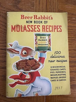 Vintage 1937 Brer Rabbit’s Molasses Mini Cookbook Recipes Cook Book Paperback - Image 1 of 3