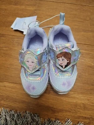 Disney's замороженный Анна и Эльза девочки свет вверх кроссовки Toddlee размер 6 новый с Ярлыками - Изображение 1 из 2