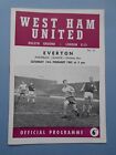 West Ham Everton 1964/65 League Division One mint condition