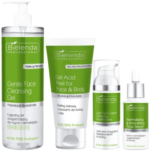 Bielenda Professional Acne Free ProExpert Toner Cleansing Gel Serum Cream - Picture 1 of 8