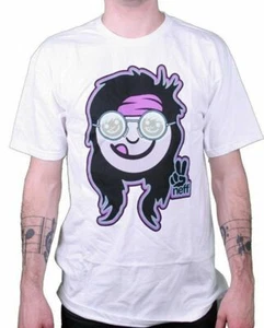 NEFF Men's Yeah Dude Peace Emoji White Graphic Tee NWT - Picture 1 of 3