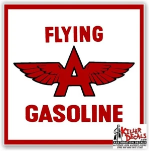 (FLYI-16) 24" FLYING A GASOLINE VINYL DECAL FOR MAKING SIGNS - Picture 1 of 1