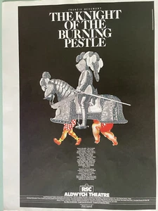 Impresión de colección El caballero del mazo ardiente Royal Shakespeare Company RSC - Imagen 1 de 1