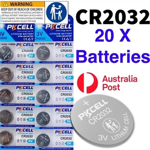 20X NEW CR2032 3V LITHIUM CELL BATTERY 5004LC 2032 BR2032 PKCELL BATTERIES AUS - Picture 1 of 24