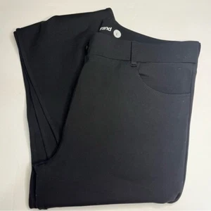 Betabrand NWOT Dress Pant Staight Leg Yoga Black L - Picture 1 of 6