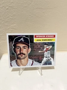 2023 Topps Archives - 1956 Topps Rainbow Foil #37 Spencer Strider /199 - Picture 1 of 6