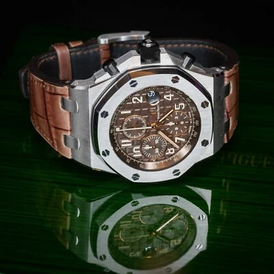 Audemars Piguet Royal Oak Offshore 42mm Havana Brown Dial 26470ST.OO.A820CR.01 - Image 1 of 4