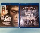 Planet Of The Apes: Dawn Of And Rise Of Planet Of The Apes On Blu Ray