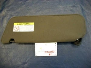 2001 EXPLORER SPORT RIGHT SUN VISOR GRAY 151933 - Imagen 1 de 3