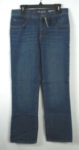 Children's Place Dark Jupiter Adj. Waist Bootcut Jeans Boy's/ Kid's Size 10 NWT - Picture 1 of 12