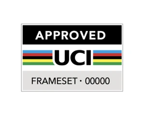 4 x Custom UCI Approval Stickers (Different Style) Road or Mountain Bike Decals - Picture 1 of 8