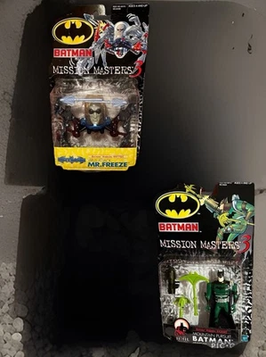 Batman Mission Masters 3 Lote de 2 NUEVOS EN CAJAS Hasbro 2000 Batman Mr Freeze Foto 1 de 4