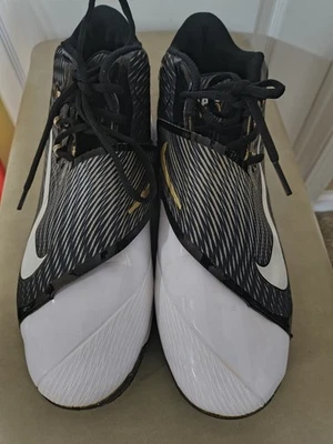 Nike Air Swingman Legend Black /White Baseball Cleats Size 12 Great Condition - Image 1 of 4