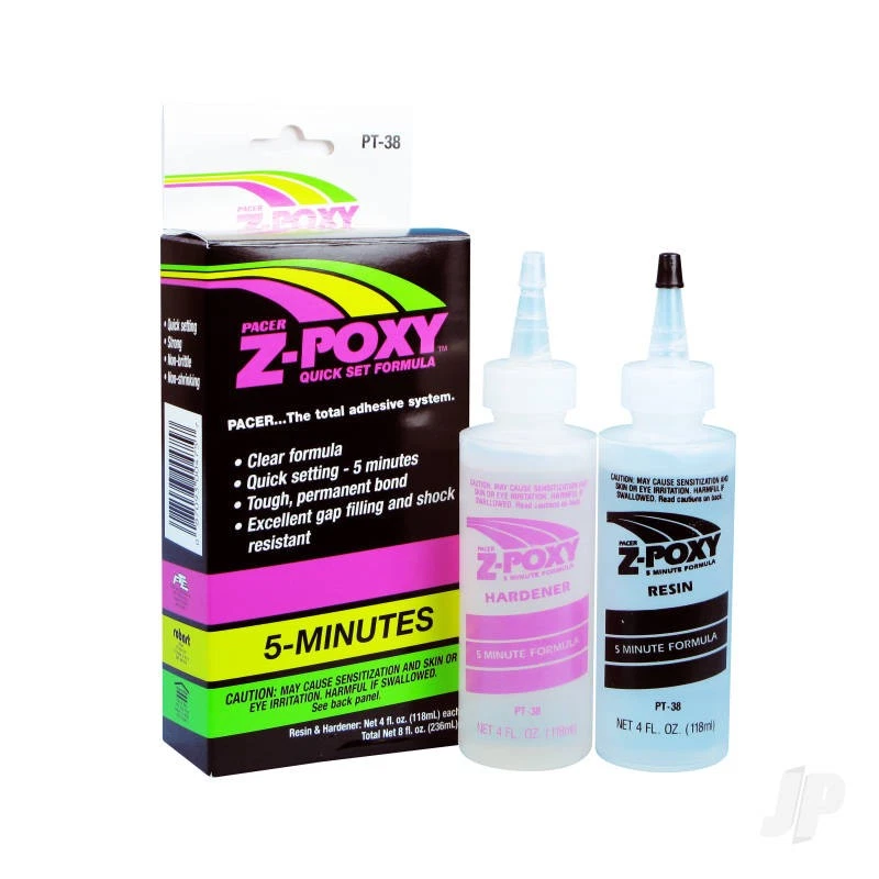 PT-38 Z-Poxy 5 Minuten Epoxy 8oz - Bild 1 von 1