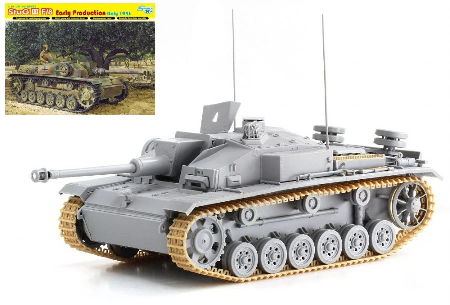 DRAGON D6620 STUG.III AUSF.F/8 EARLY PRODUCTION ITALY 1943 SMART KIT 1:35 Modell - Immagine 1 di 1