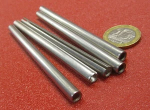 420 Edelstahl, geschlitzter Rollenfederstift, 1/4 Zoll Durchmesser x 4,00 Zoll Länge, 5 Stück - Bild 1 von 12