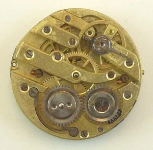 Movimiento Reloj Bolsillo Sin Marca - Buen Equilibrio - Piezas/Reparación 25mm - Imagen 1 de 4