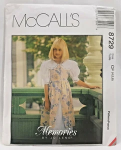 1997 McCalls Sewing Pattern 8729 Girls Dress & Petticoat Size 4-6 Vintage 8325 - Picture 1 of 2