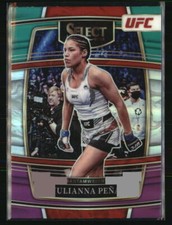 Julianna Pena 2022 Panini Select UFC Concourse Green & Purple Prizm #87 MMA