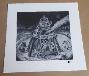 David Welker THE OUTPOST Kunstdruck Poster signiert x/85 10x10 handgedeckte Kanten - Bild 1 von 1