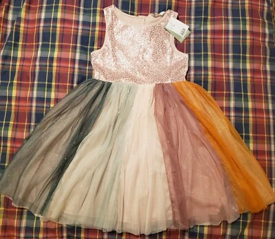 NUEVO Vestido de tul lentejuelas H&M niños niñas talla 10Y Foto 1 de 3