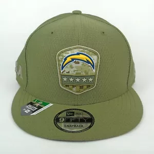 New Era Gorra Para Hombre NFL LA Chargers Salute To Service EE. UU. 9FIFTY Sombrero Snapback - Imagen 1 de 3