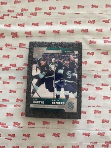 2022-3 NHL Topps NOW® Sticker #403 🏒 Tye Kartye/Matty Beniers 🏒Seattle Kraken