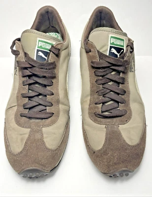 Puma Whirlwind Brown Suede Cloth Sneakers Sport Lifestyle US 10.5 - Image 1 of 4