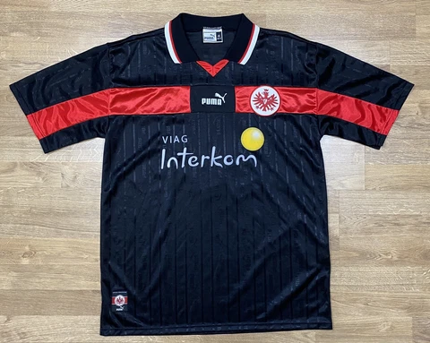 FC EINTRACHT FRANKFURT 1999 2000 HOME JERSEY SOCCER SHIRT VINTAGE #3 Cover