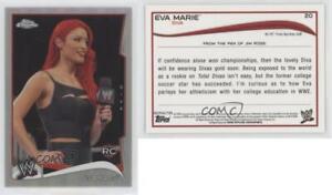 2014 Topps Chrome WWE Refractor Eva Marie #20 Rookie RC