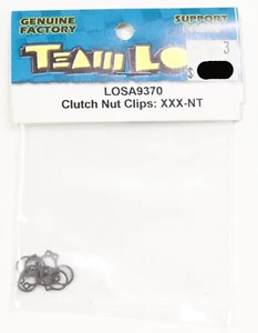 Team Losi R/C Part #LOSA9370 Clips de tuerca de embrague para: XXX-NT - NUEVO - Imagen 1 de 3