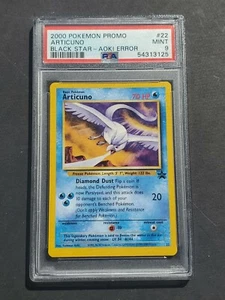 Pokemon PSA 9 ARTICUNO #22 BLACK STAR PROMO NON HOLO - MINT - Picture 1 of 2