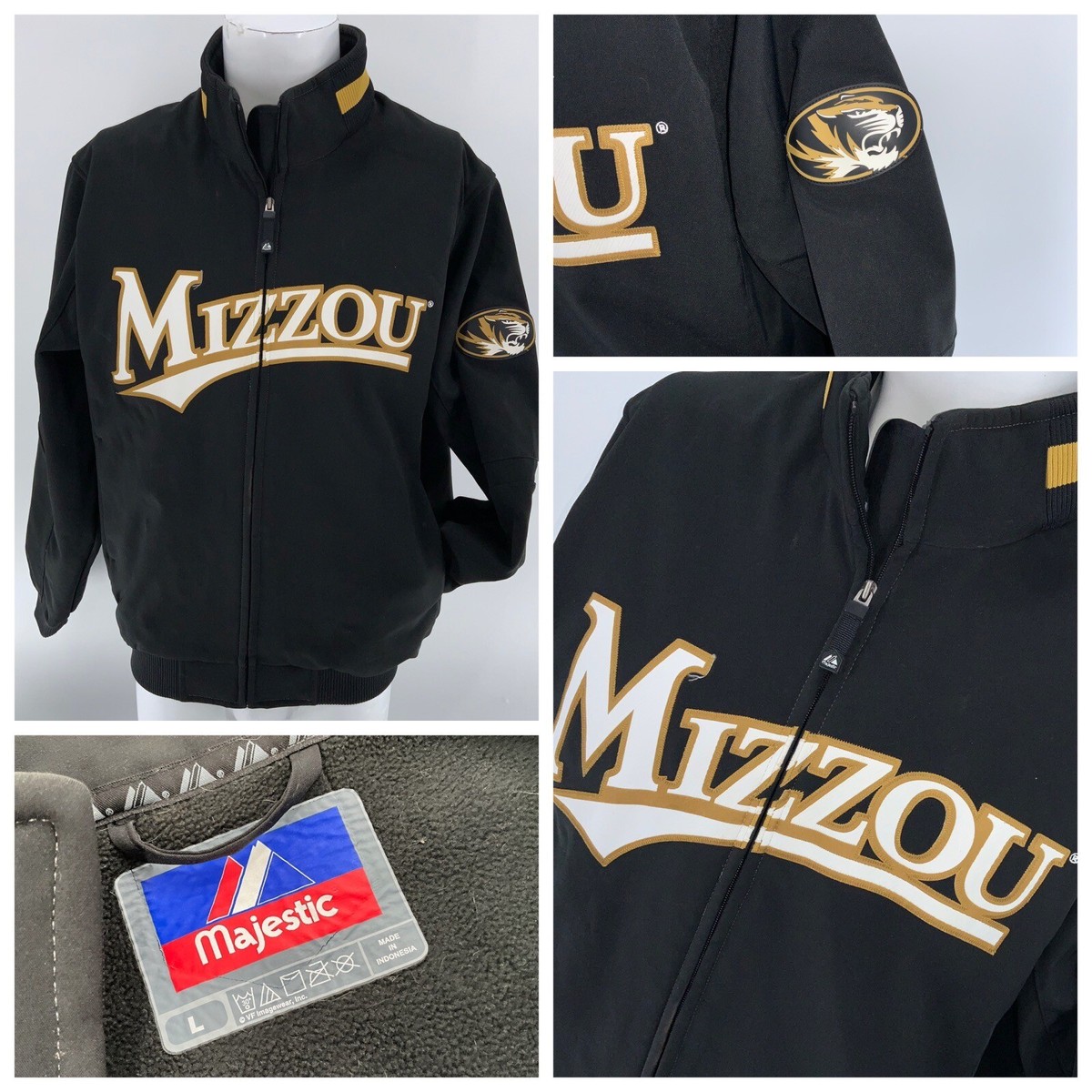 Majestic Black NCAA Jackets for sale | eBay