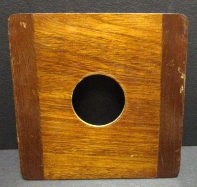 DEARDORFF wooden lens board 6X6 approx  47/48mm opening for 8X10 Original - Image 1 of 3
