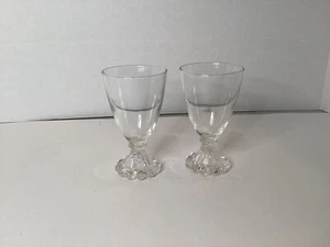 Anchor Hocking "Boopie" Perlenrand Glas Wasserkelch Vintage 60er Jahre - Bild 1 von 2