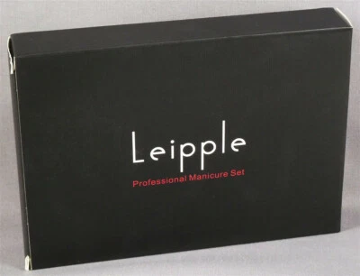 LEIPPLE Manicure Pedicure Facial Set 18Pc Rose Gold Set Carry Case