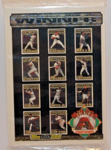 Juego de 11 cartas Topps 1994 negro dorado ganador certificado béisbol - sellado - Imagen 1 de 1