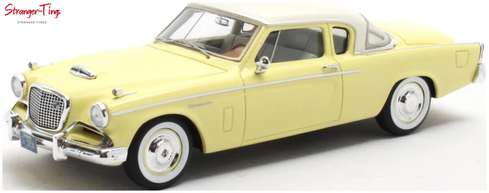 Matrix Studebaker Power Hawk amarillo/blanco 1956 escala 1/43 Foto 1 de 1