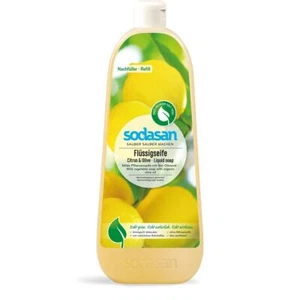 Sodasan Flüssigseife Citrus & Olive Nachfüller 1L milde Pflanzenseife (1er Pack) - Bild 1 von 4
