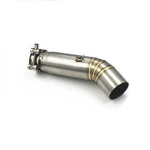 Adaptador de escape de tubo de enlace medio para motocicleta 51 mm para Suzuki GSX-R 600 750 08-10 - Imagen 1 de 5