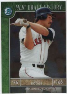 2017 Bowman Draft Baseball MLB Draft History #MLBD-WB Wade Boggs Red Sox