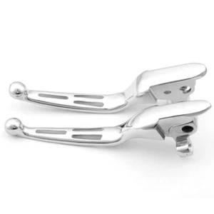 Palanca de mano de embrague de freno ancho cromada para Harley Touring Street Glide FLHX 2008-13 - Imagen 1 de 12