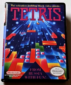 Tetris SOLO CUSTODIA Nintendo NES Box QUALSIASI 4+ SCONTO 20% QUALITÀ A+ - Foto 1 di 5