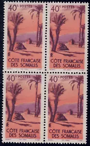 1947 Somali Cost-SC# 250 - Danakil Tent - Block of 4 - M-NH -1 - Picture 1 of 2